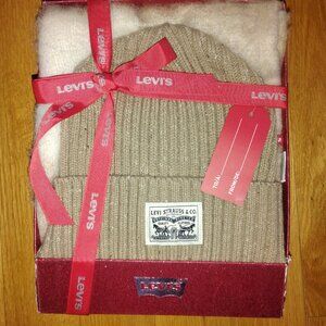 Levi's Beanie Hat/Scarf Set Unisex